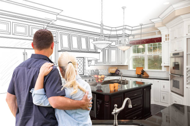 Professional Cabinet Refacing technician working in Wycombe, PA